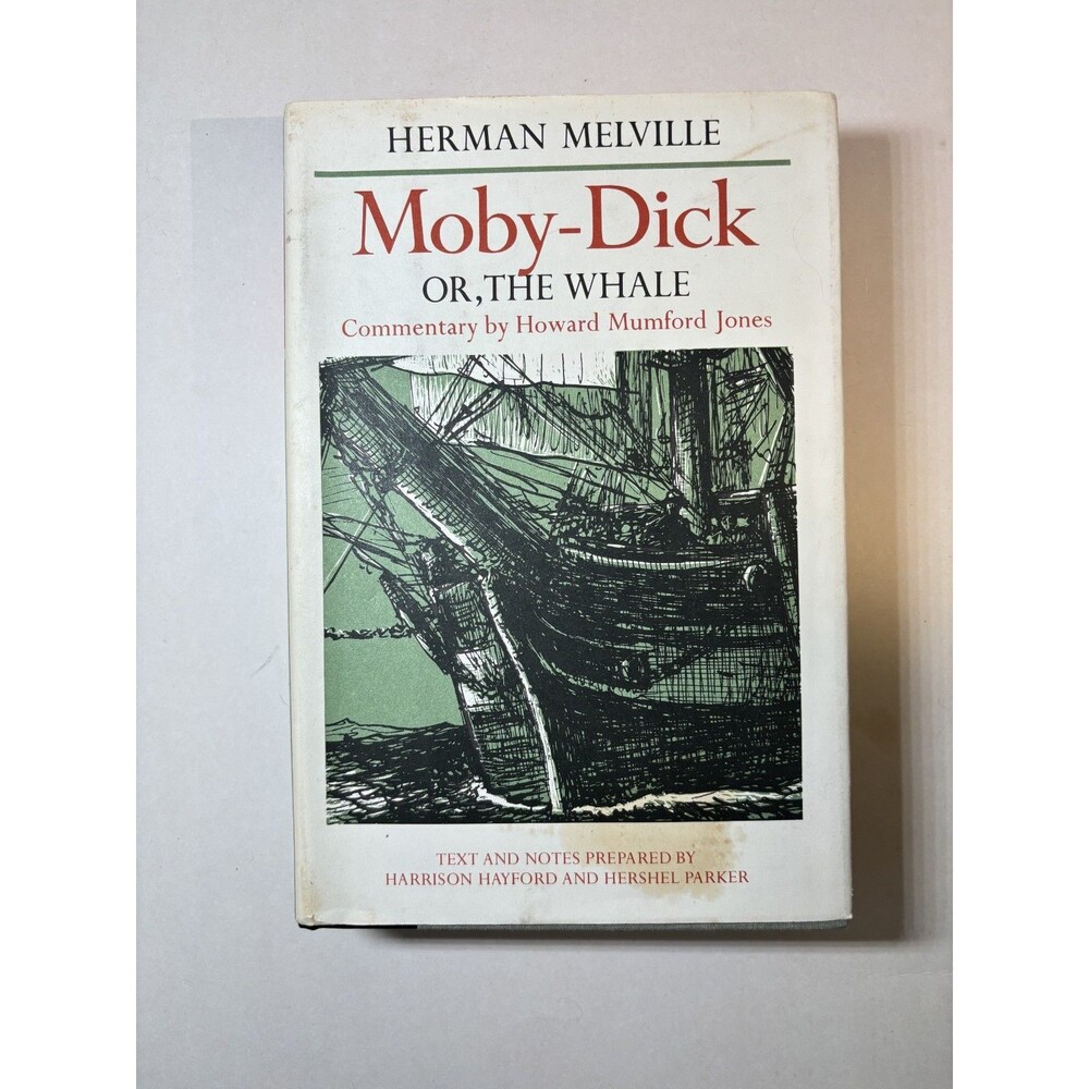 Herman Melville Moby Dick or, The Whale Norton Critical (BC) Ed HCDJ 1976 Illus